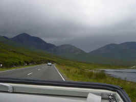 Leaving the Cuillins.