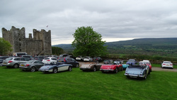 Cars At Bolton Castle by Joe Beaumont